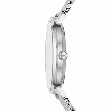 Michael Kors Damen Analog Quarz Uhr mit Edelstahl Armband MK4338 - 2