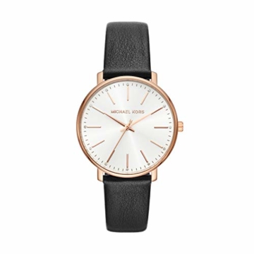 Michael Kors Damen Analog Quarz Uhr mit Leder Armband MK2775 - 5