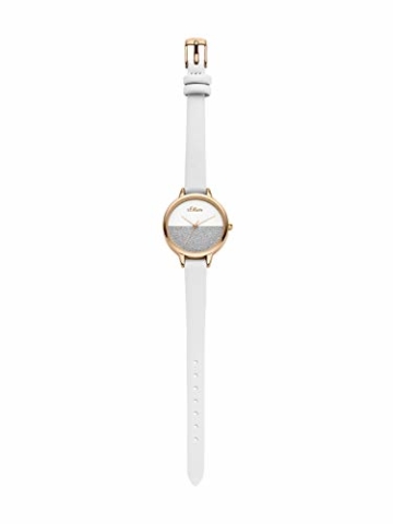 s.Oliver Damen Analog Quarz Uhr SO-3743-LQ - 5