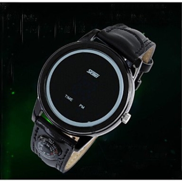 Sports Watches Herrenuhren Uhren Herren montre Homme geführt wasserdichte Armbanduhr Unisex-Uhren Digital-Uhren Damenuhren (Farbe : Schwarz) - 8