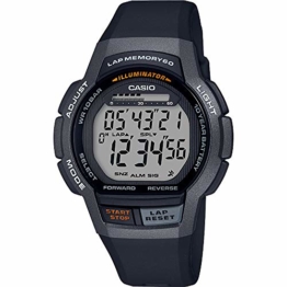 CASIO Herren Digital Quarz Uhr mit Harz Armband WS-1000H-1AVEF - 1