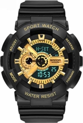 Digitaluhr Herren Sport Armbanduhr Militärische für Männer mit Wecker Kalender Stoppuhr Stoßfest 3D Coole Design Bunte Herrenuhr - 1