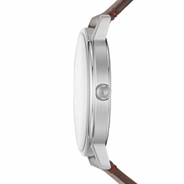 Emporio Armani Herren Analog Quarz Uhr mit Leder Armband AR11173 - 2