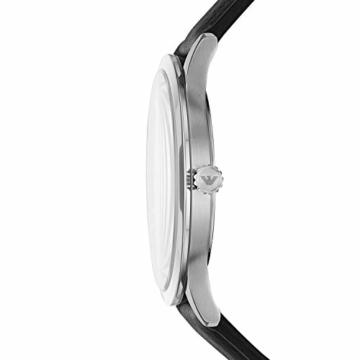 Emporio Armani Herren Analog Quarz Uhr mit Leder Armband AR11210 - 2