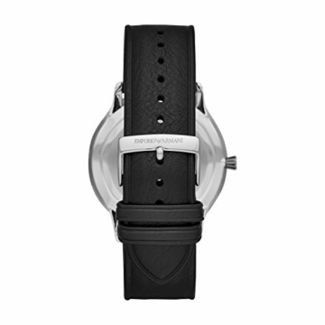 Emporio Armani Herren Analog Quarz Uhr mit Leder Armband AR11210 - 3