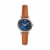 Fossil Damen Analog Quarz Uhr mit Leder Armband ES4701 - 1