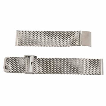 Gaetooely Gurt Ersatz Stahl Silber Klappband Fuer Uhr Neu 20mm - 3