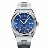 Herren Automatik-Uhr Armbanduhr Automatikwerk Blaues Zifferblatt mit Edelstahl Armband - 1