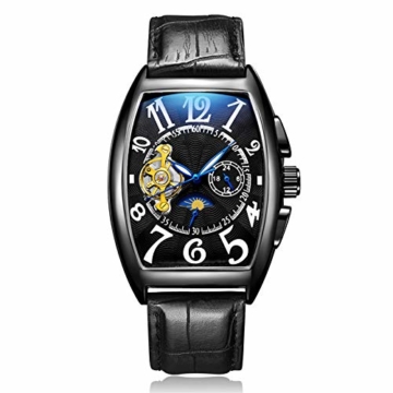 Herrenuhr Automatik Mechanisch Tourbillon Sport Herrenuhr Top Marke Gold Classic Herrenuhr, F. - 1