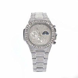 Hip Hop Uhren für Männer Diamond Hip Hop Diamond Watch für Männer und Frauen - 1