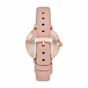 Michael Kors Damen Analog Quarz Uhr mit Leder Armband MK2803 - 2