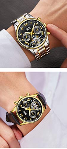 Mode Herrenuhr Sport Herrenuhr Top Marke klassisches Tourbillon automatische mechanische Herrenuhr, D. - 2