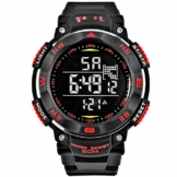 Mode Männer Uhren Digital Led Uhr Militär Männliche Uhr Armbanduhr Outdoor Sport Uhr 21.5cm rot - 1