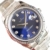 New Men Datejust Stainless Steel Automatic Mechanical Sapphire Black Blue Grey White Diamond 41mm Rome Watch AAA+ (Blue) - 1