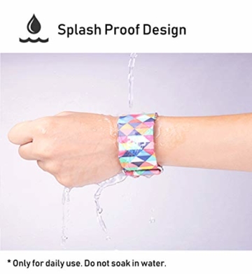 Papieruhr Digital Paper Armbanduhr, WESION Wasserdichte Tyvek Paper Watch Digital Armbanduhr mit LED-Anzeige und Magnetband, Creative Paper Smart Watch für Männer, Frauen (ADVENTURE-2) - 2