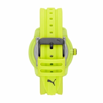 PUMA Herren analog Quarz Uhr mit Silikon Armband P6004 - 5