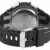Q&Q Herrenuhr Weiß Schwarz Digital Negativ Display Silikon Quarz Armbanduhr - 3