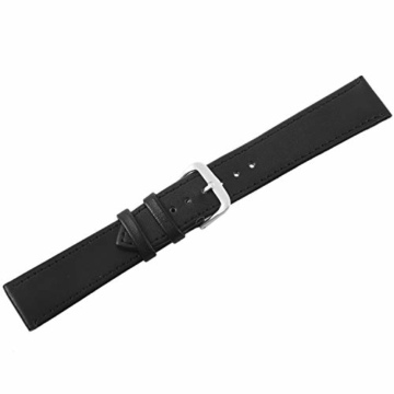 Senmubery 20mm PU-Leder Farben Schwarz Armband Uhr Armband Neue Fashion - 5