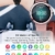 Smartwatch Damen Herren Sport Fitness Armband Uhr mit Pulsmesser Schrittzähler Wasserdicht Armbanduhr Schlaf Tracker Kamerasteuerung Wetter Wecker Stoppuhr - 3