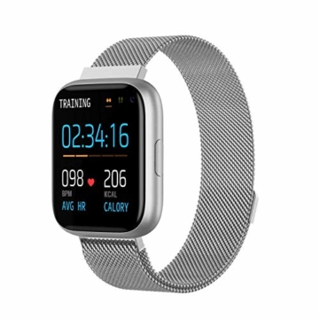 Smartwatch Eurofest Armband Milanese Silber FW0112/A - 1