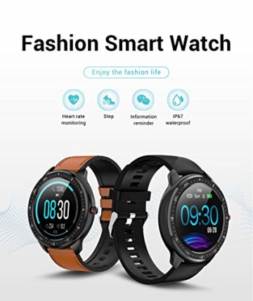 Smartwatch Eurofest Lederband Braun FW0109PK - 3