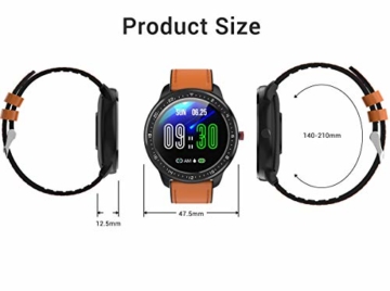 Smartwatch Eurofest Lederband Braun FW0109PK - 6