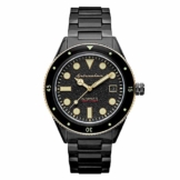 Spinnaker Herren-Armbanduhr, automatisch, 40 mm, schwarzes Zifferblatt, Armband aus Stahl, Schwarz, SP-5075-33 - 1