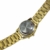 Sprechende Armbanduhr, analog, mit Alarm, Uhrzeit und Datum auf Französisch, für Blind- und Sehbehinderte, goldfarben, doppelte Verriegelung Armband aus Edelstahl TUF-G808 - 8