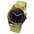 Sprechende Armbanduhr, analog, mit Alarm, Uhrzeit und Datum auf Französisch, für Sehbehinderte, goldfarben, Armband ausziehbar TUF-G802 - 6