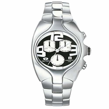 TIME FORCE Analog Quarz Uhr mit Gummi Armband TF2640M-04-1 - 1