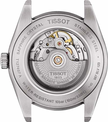Tissot Herren-Uhren Analog Automatik One Size 87990621 - 3