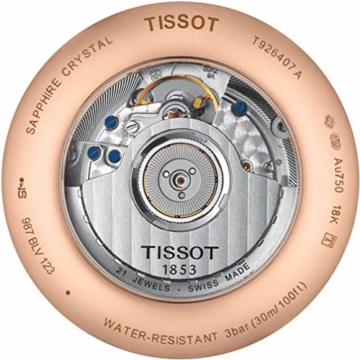 Tissot Herren-Uhren Analog Automatik One Size Leder 87695867 - 2