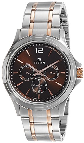Titan Neo Multifunktions-Armbanduhr für Herren, Schwarzes Zifferblatt - 1
