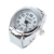 TOOGOO Unisex Quarzlegierung runde Weisse Zifferblatt arabische Ziffern Ring Uhr Silber - 3