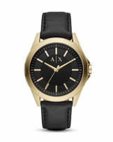 Armani Exchange Herren Analog Quarz Uhr mit Leder Armband AX2636 - 1