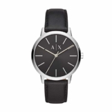 Armani Exchange Herren Analog Quarz Uhr mit Leder Armband AX2703 - 1