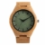 Elegante Bambus Herren Armbanduhr, Lederarmband Bambus Uhr für Damen Herren - 1