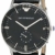 Emporio Armani Herren Analog Quarz Uhr mit Leder Armband AR0382 - 1