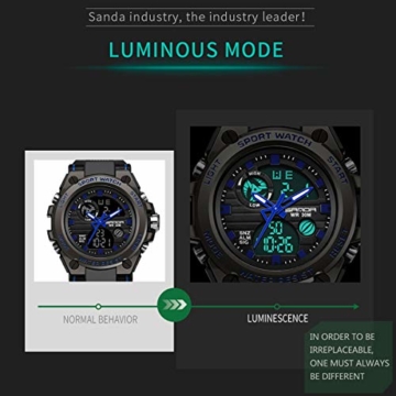 findtime - -Armbanduhr- WY739black blue - 4