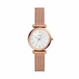 Fossil Damen Analog Quarz Uhr mit Edelstahl Armband ES4433 - 1
