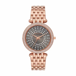 Michael Kors Damen Analog Quarz Uhr mit Edelstahl Armband MK4408 - 1