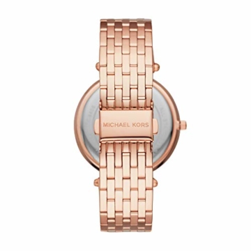 Michael Kors Damen Analog Quarz Uhr mit Edelstahl Armband MK4408 - 3