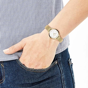 s.Oliver Damen Analog Quarz Uhr mit Edelstahl Armband SO-3805-MQ - 4