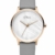s.Oliver Damen Analog Quarz Uhr mit Leder Armband SO-3742-LQ, grau - 1