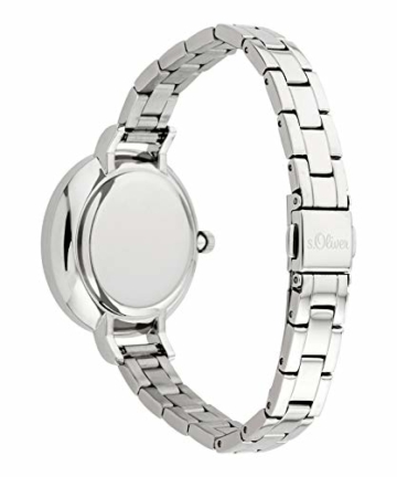 s.Oliver Damen-Armbanduhr Analog Quarz Edelstahl SO-3648-MQ - 3