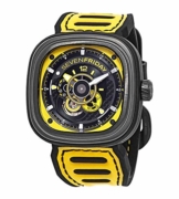 Sevenfriday P3B Racing Team Automatik gelbes Zifferblatt Herrenuhr P3B/03 Racing Team Gelb - 1