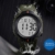 Studenten Uhr-digital-elektronische Led-Bildschirm wasserdichte Armbanduhr Mit Lederarmband Beiläufiges Luminous Stoppuhr Grün - 3
