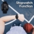 Tauchuhr 10 ATM Wasserdicht mit Stoppuhr Weckfunktion Dual Time Display 12/24 Stunden Format - 4