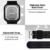 Tauchuhr 10 ATM Wasserdicht mit Stoppuhr Weckfunktion Dual Time Display 12/24 Stunden Format - 9