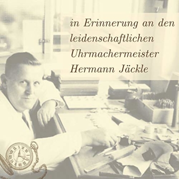 Hermann Jäckle - Karabineruhr für Naturfreunde I orange Outdooruhr mit Kompass Lupe & Licht I Taschenuhr Miyota Quarz-Uhrwerk Kal.2035 I Gürteluhr mit Karabiner I Qualitätshandwerk - 3